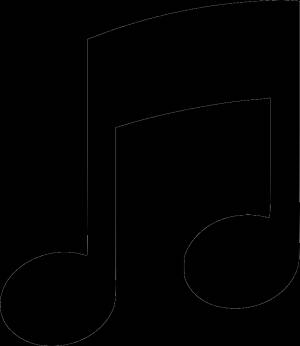 Ноты шаблон для вырезания