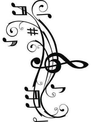 Трафареты Ноты