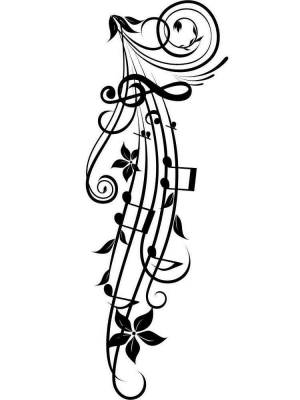 Трафареты Ноты