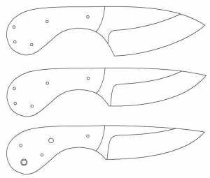 Трафарет Ножа