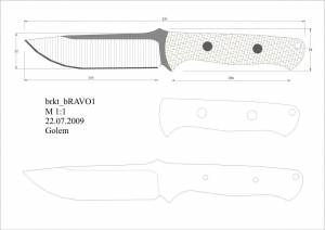 Трафареты ножей