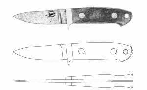 Трафареты ножей