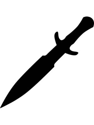 Трафареты Ножа