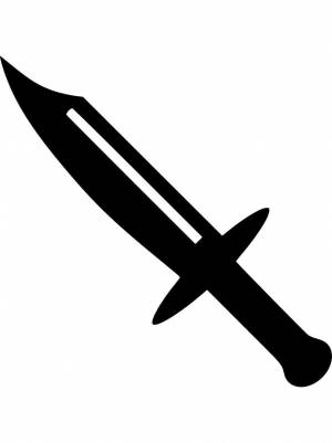 Трафареты Ножа