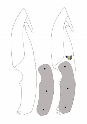 Трафареты ножей