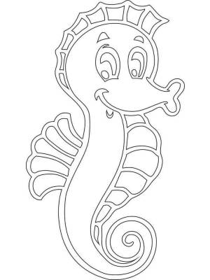 Трафареты Морского Конька