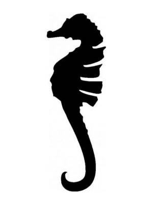 Трафареты Морского Конька