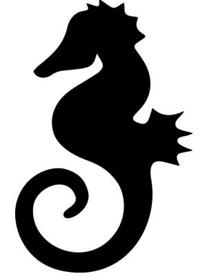 Трафареты Морского Конька