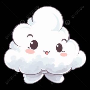 облако белый смайлик шаблон PNG , Облака, шаблон, облако PNG рисунок для й загрузки