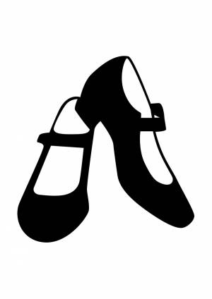 Трафареты Обувь