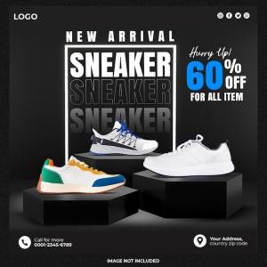 Обувь шаблон социальных сетей