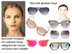 Как выбрать очки по форме лица