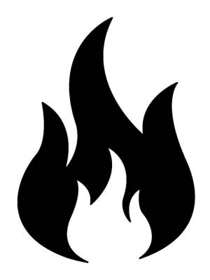 Трафареты Огня