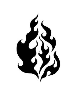 Трафареты Огня