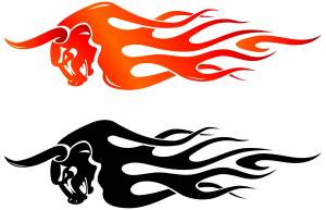 Картинки огня на ноже