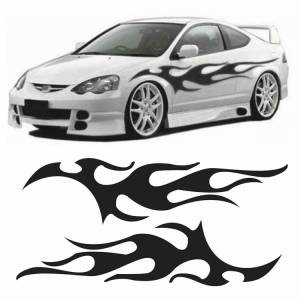 Наклейки на авто узоры