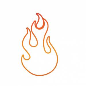 Шаблон логотипа огня