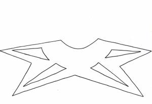 Вечный огонь трафарет