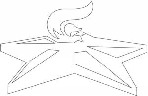 Трафареты на окна к 9 мая 2024 года