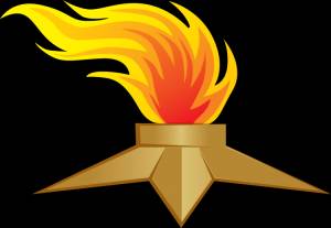 Трафарет звезды вечного огня