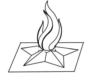 Трафареты на окна к 9 мая 2024 года