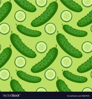 Трафарет огурца