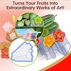 Огурец формы для формовки пятиконечная звезда форма в форме сердца d садовая форма для выращивания овощей Кухонные инструменты для готовки печенья