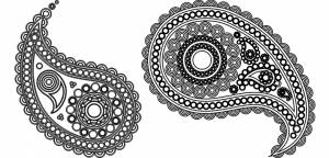 Рисуем индийский огурец