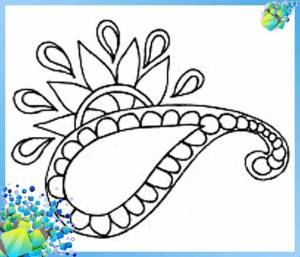 Орнамент- трафарет Пейсли