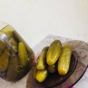 Соленые огурчики заготовки