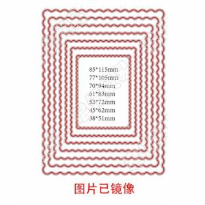 Металлический трафарет смешанной геометрической формы, сердца, круга, прямоугольной формы, инструмент для тиснения, для изготовления карт, скрапбукинга