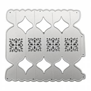 Подарочная коробка в форме конфет, 3D тиснение, металлические режущие штампы, фотоальбом, Бумажный шаблон, форма для декора M6CE