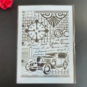 Трафареты  для самостоятельной сборки автомобиля, настенная живопись, фотография, карта, шаблон, настенный торт 29*21 см