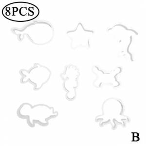 Морским обитателям, трафареты для нарезки печенья DIY Инструменты для выпечки Fondant