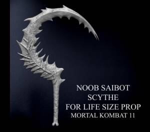 Файл STL 3D PRINTABLE NOOB SAIBOT SCYTHE FOR LIFE SIZE PROPS