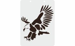 трафарет Орел, 12,5 х 17 см