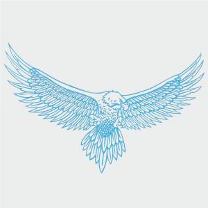 Трафарет Орел