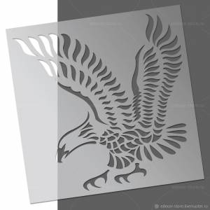 Трафарет орёл 247