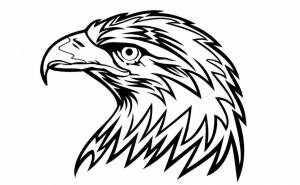 Трафарет беркут