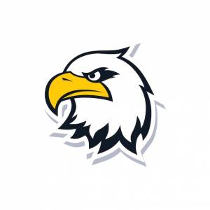 Смелый шаблон орла