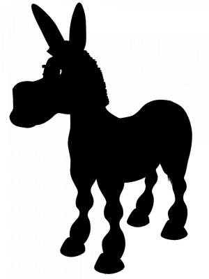 Трафареты Осла