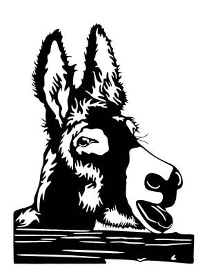 Трафареты Осла