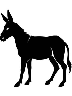 Трафареты Осла