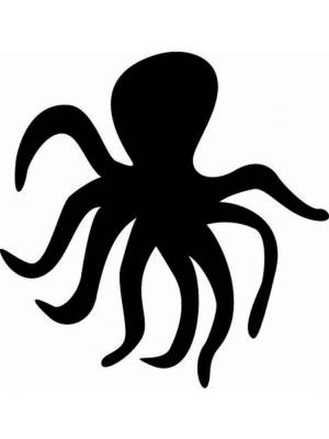 Трафареты Осьминога