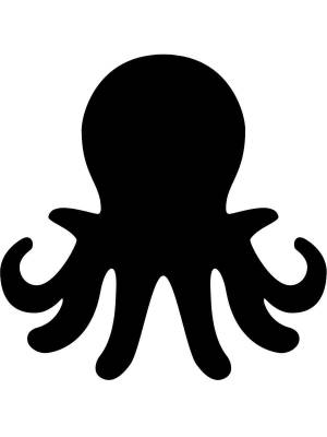 Трафареты Осьминога