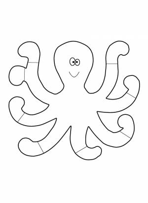 Развивающая страничка «Осьминожка»