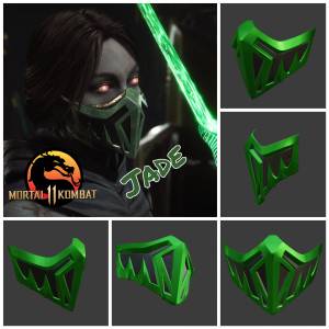 Файл STL Jade mask from Mortal Kombat 11