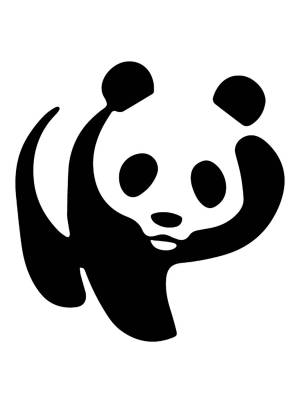 Трафареты Панды