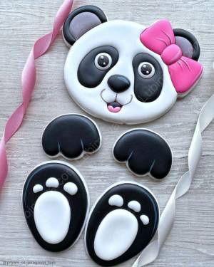 Формы для пряников и трафарет Панда