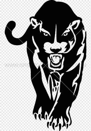 тигр, черная пантера трафарет Jaguar Cougar, черная пантера, млекопитающее, кошка, как млекопитающее png